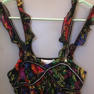 Designer Phillip Lim floral print midi dress